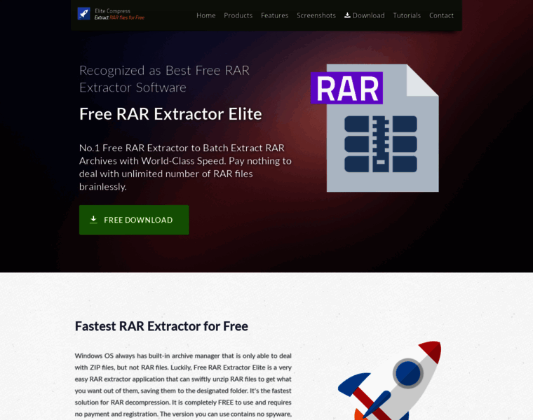 Free-rar-extractor.com thumbnail
