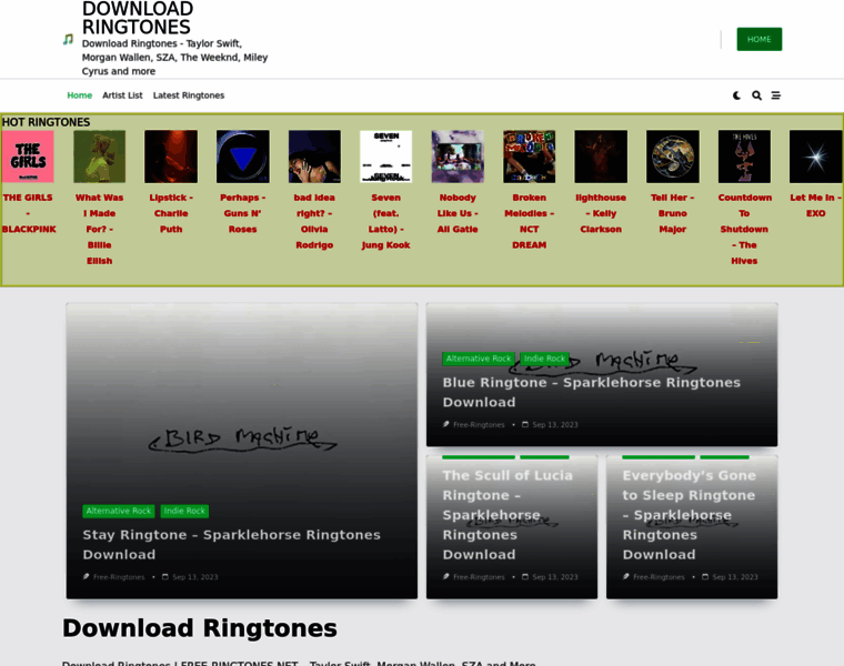 Free-ringtones.net thumbnail