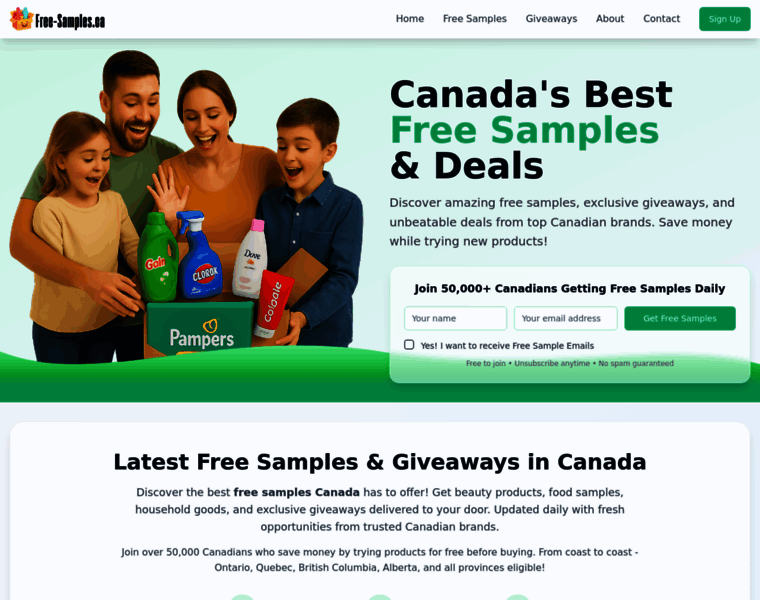 Free-samples.ca thumbnail