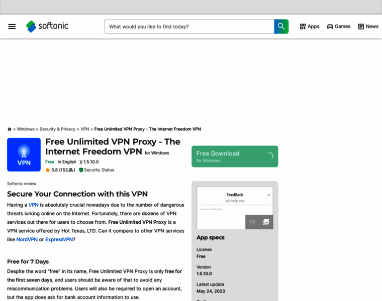 Free-unlimited-vpn-proxy-the-internet-freedom-vpn.en.softonic.com thumbnail