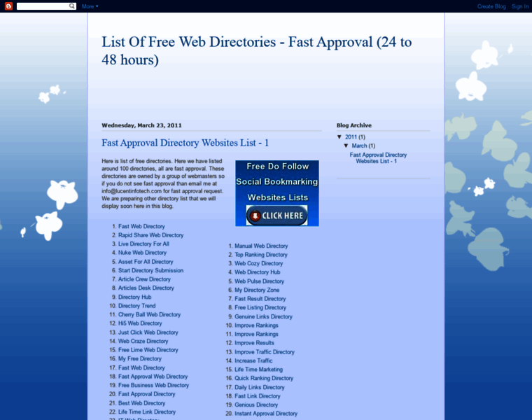 Free-web-directories-list-online.blogspot.in thumbnail