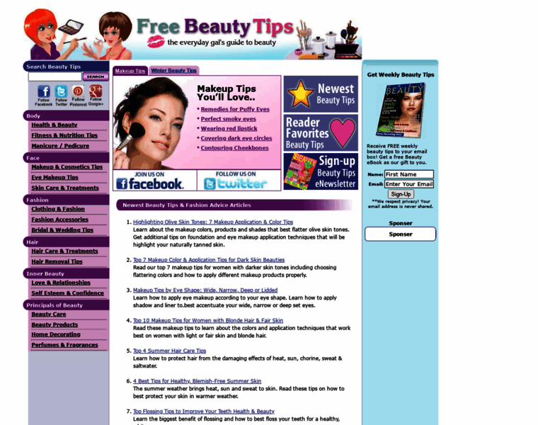 Freebeautytips.org thumbnail