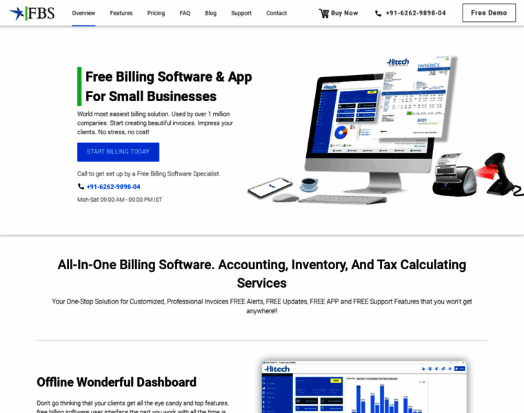Freebillingsoftware.com thumbnail