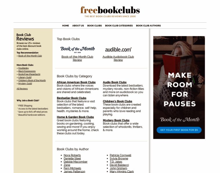 Freebookclubs.com thumbnail