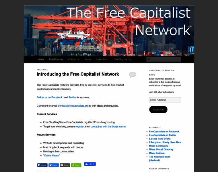 Freecapitalists.org thumbnail