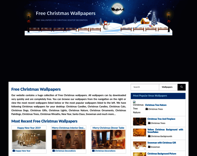 Freechristmaswallpapers.net thumbnail