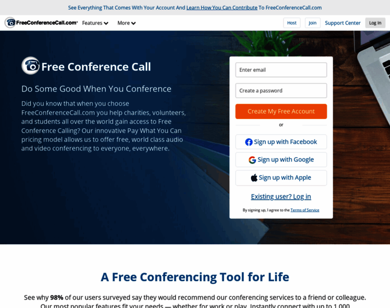 Freeconferencecall.com thumbnail