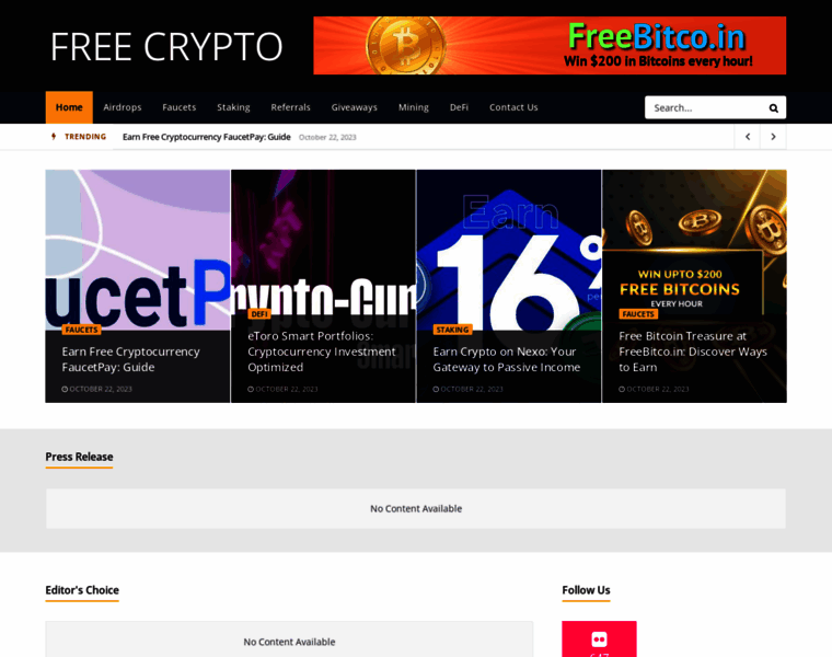 Freecrypto.net thumbnail