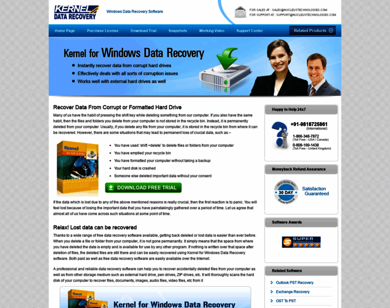 Freedatarecoverysoftware.org thumbnail