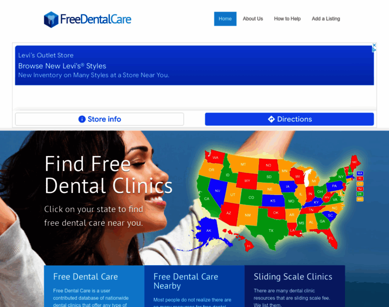 Freedentalcare.us thumbnail