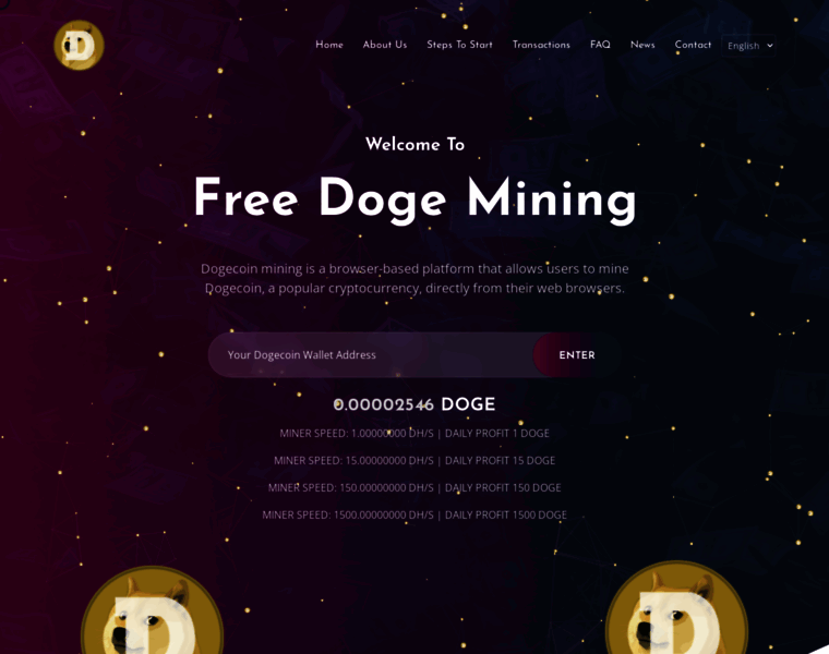 Freedogecoinmining.com thumbnail Freedogecoinmining.com thumbnail