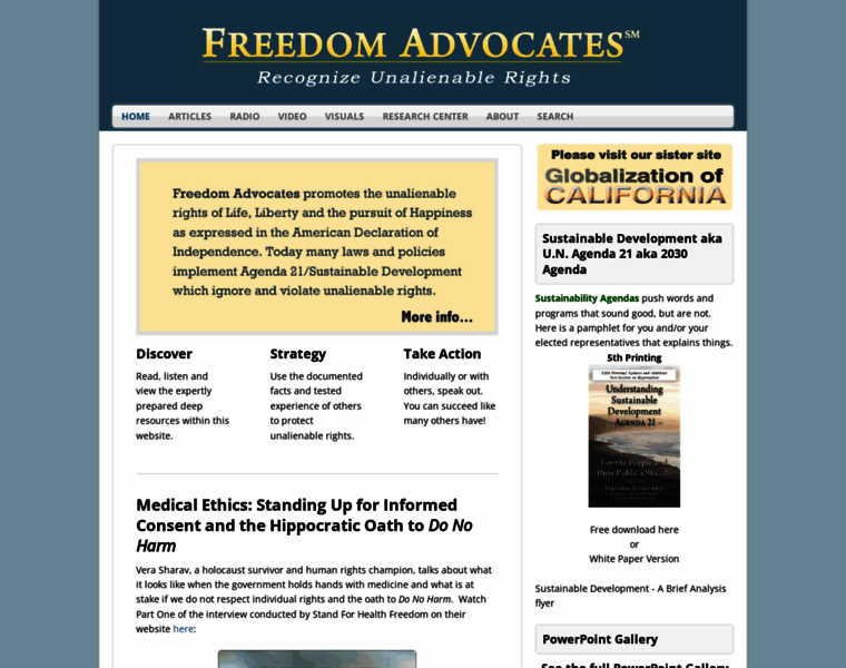 Freedomadvocates.org thumbnail
