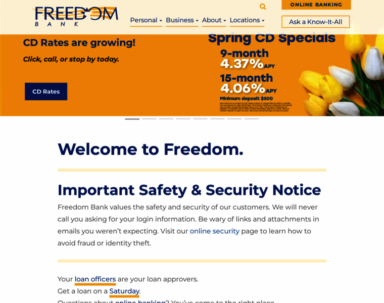 Freedombankonline.com thumbnail