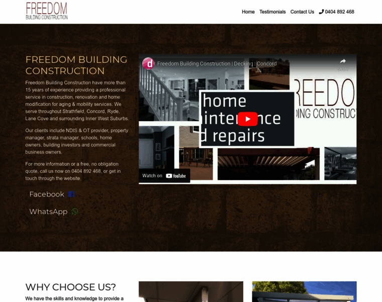 Freedombuildingconstruction.com.au thumbnail