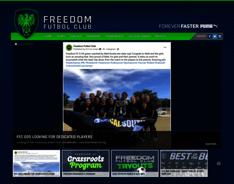 Freedomfc.org thumbnail