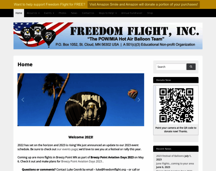 Freedomflight.org thumbnail