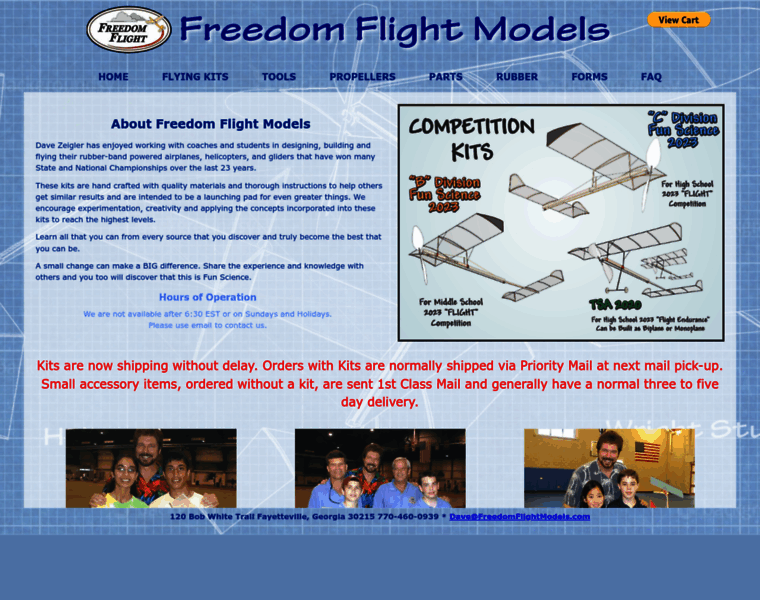 Freedomflightmodels.com thumbnail