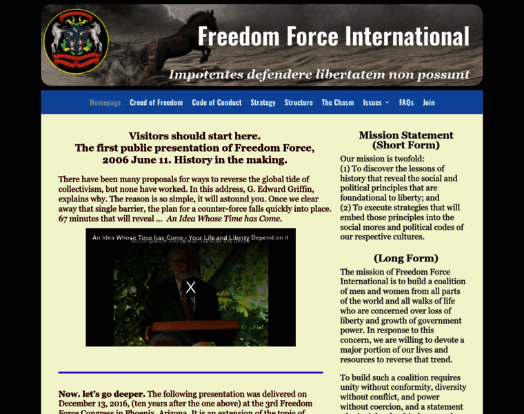 Freedomforceinternational.org thumbnail