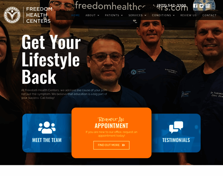 Freedomhealthcenters.com thumbnail