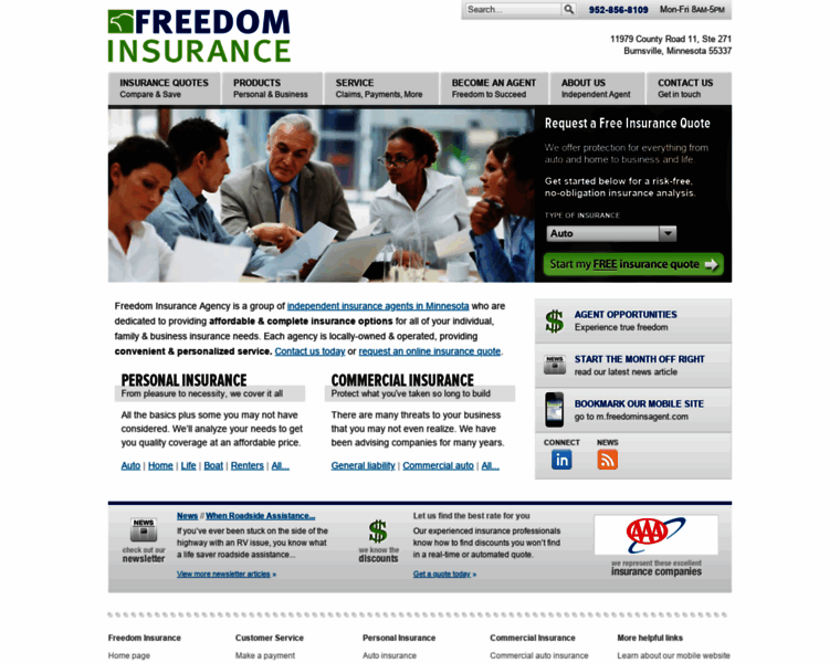 Freedominsagent.com thumbnail