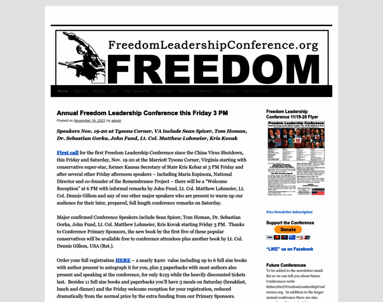 Freedomleadershipconference.org thumbnail