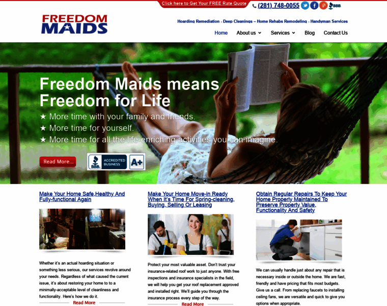 Freedommaids.com thumbnail