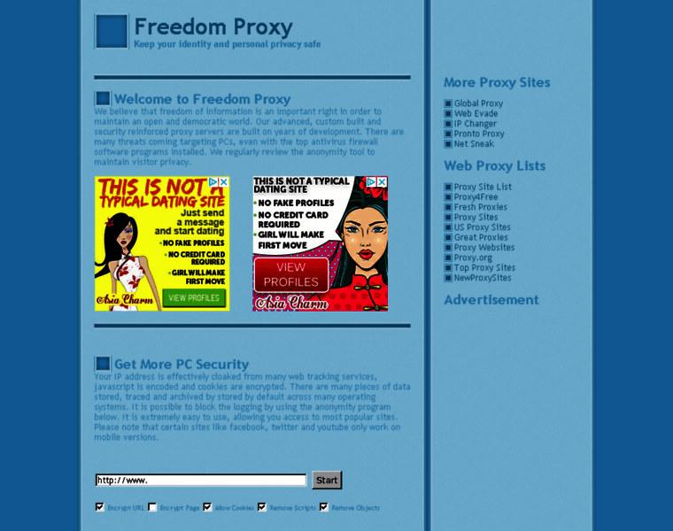 Freedomproxy.com thumbnail