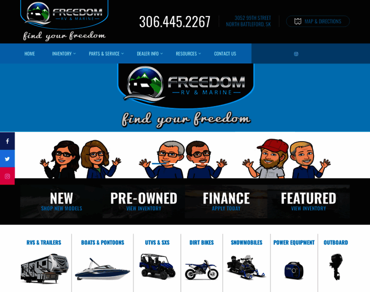 Freedomrvandmarine.com thumbnail