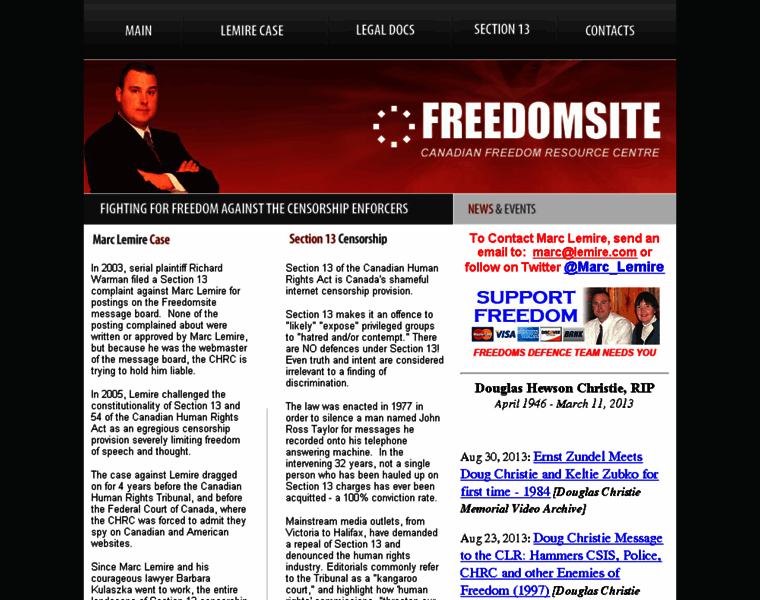 Freedomsite.org thumbnail