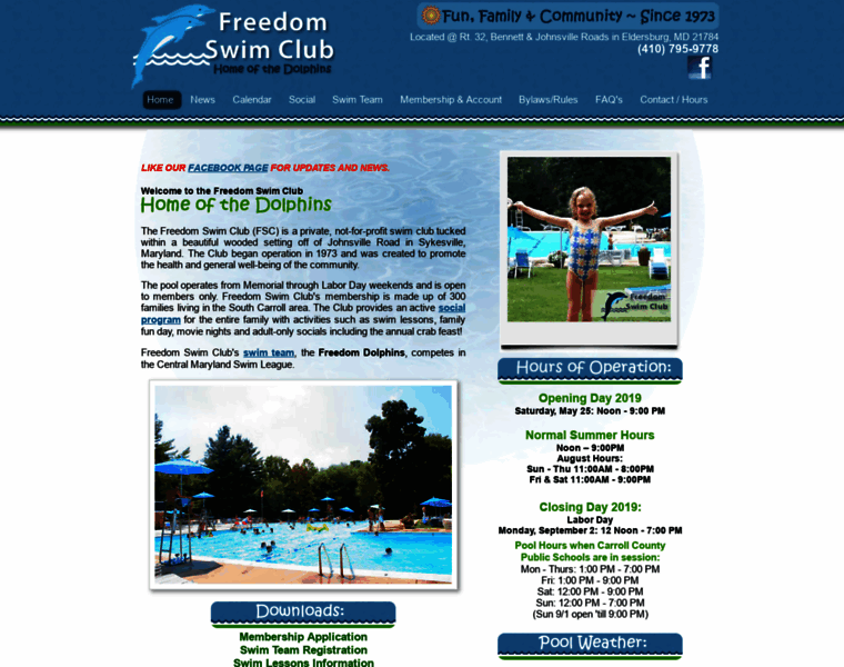 Freedomswimclub.org thumbnail