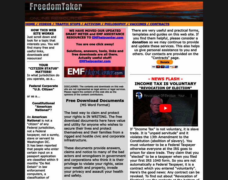 Freedomtaker.com thumbnail