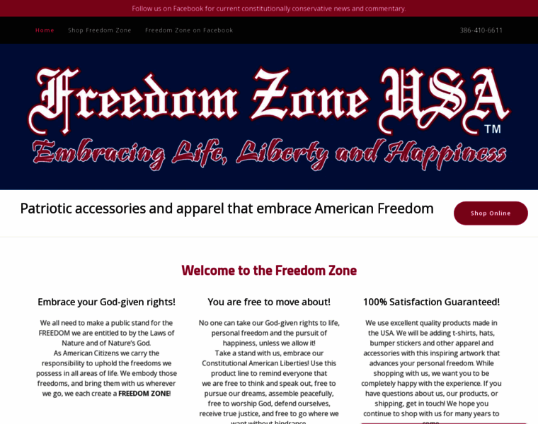 Freedomzoneusa.com thumbnail