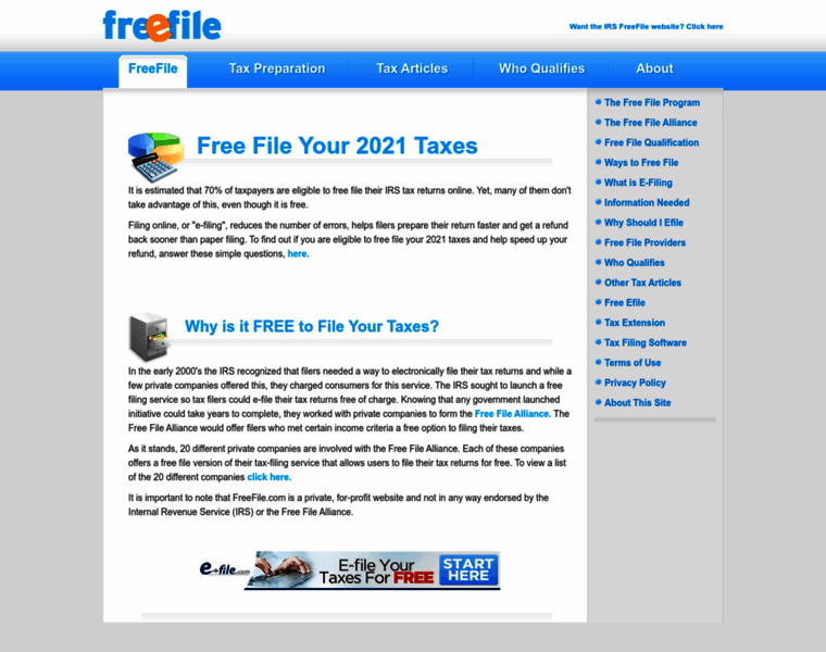 Freefile.com thumbnail
