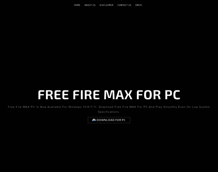 Freefiremaxforpc.com thumbnail