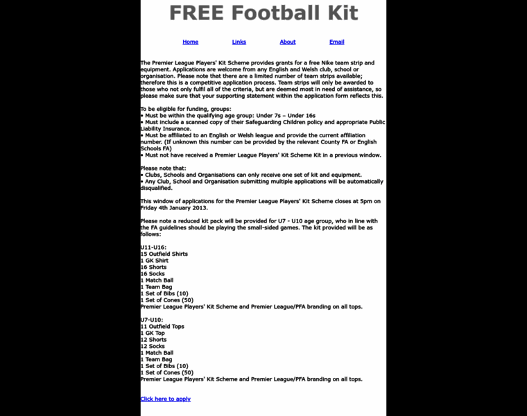 Freefootballkit.co.uk thumbnail