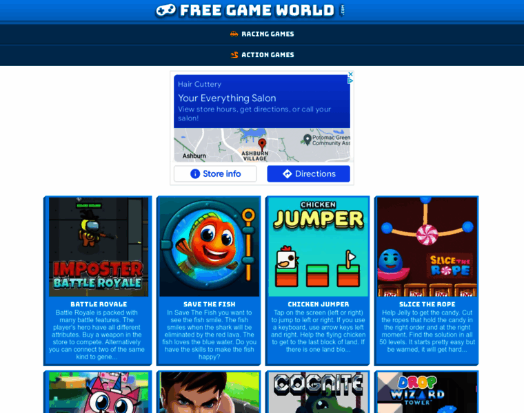 Freegameworld.com thumbnail