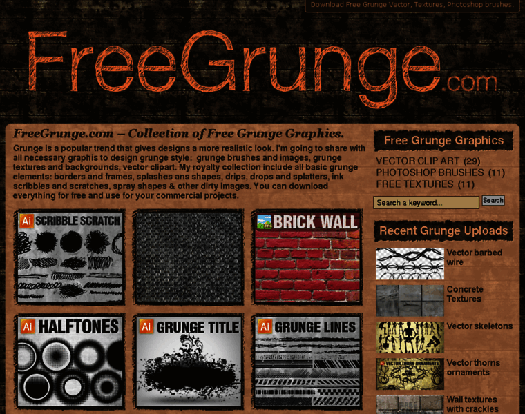 Freegrunge.com thumbnail