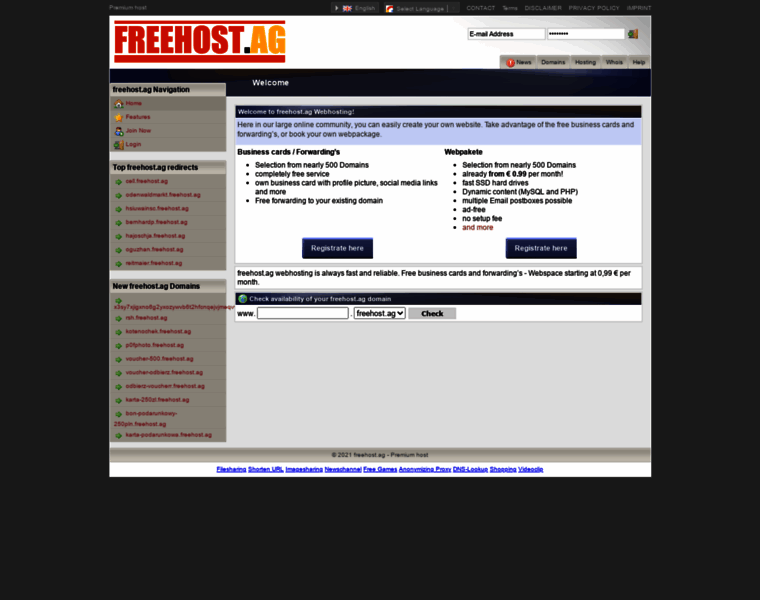 Freehost.ag thumbnail