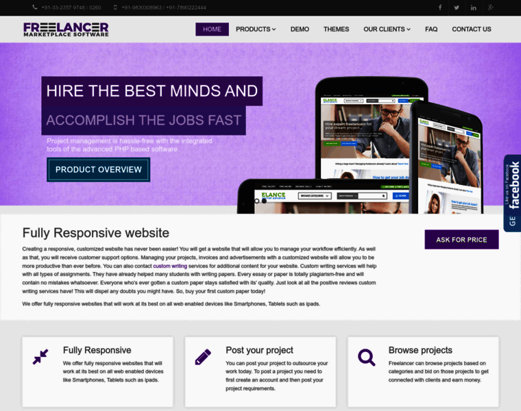 Freelancer-clone.com thumbnail