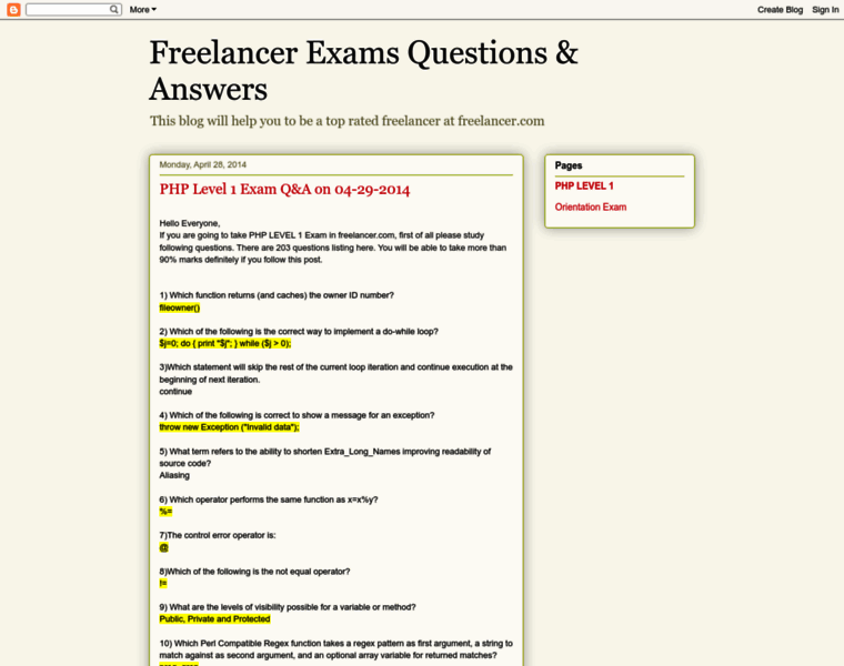 Freelancer-questions.blogspot.com thumbnail