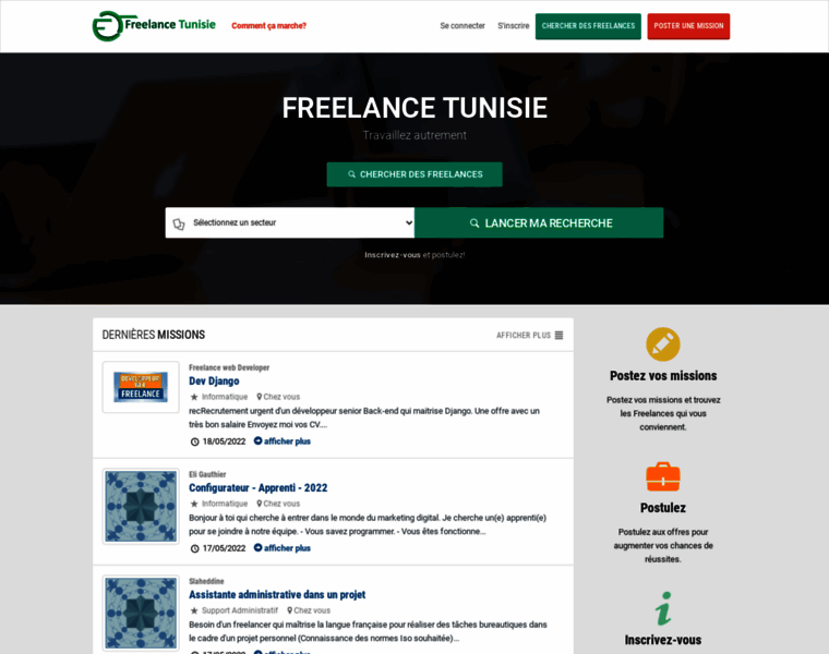 Freelancetunisie.net thumbnail