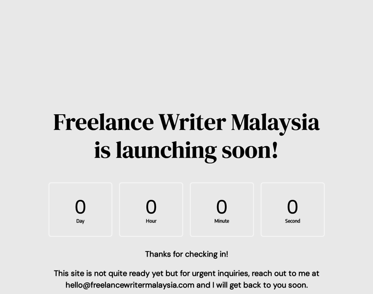 Freelancewritermalaysia.com thumbnail