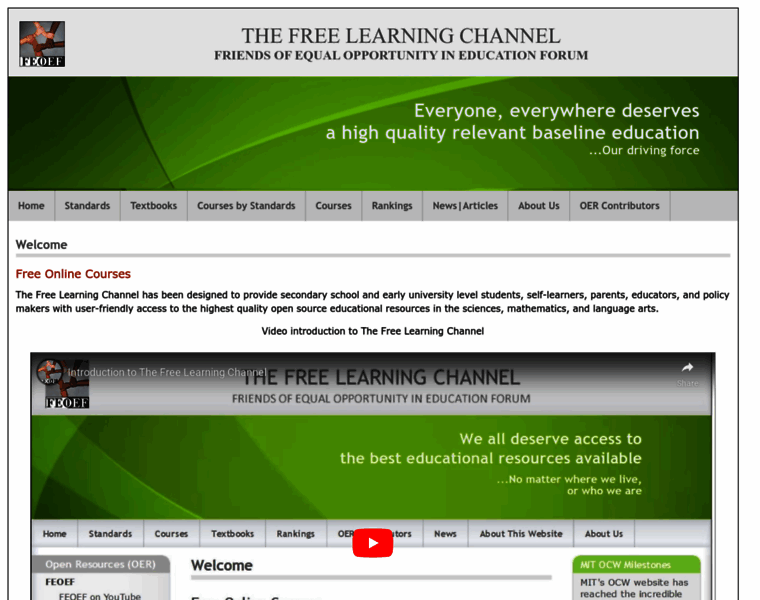 Freelearningchannel.com thumbnail