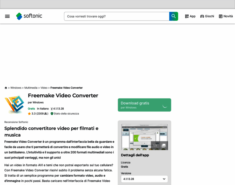 Freemake-video-converter.softonic.it thumbnail