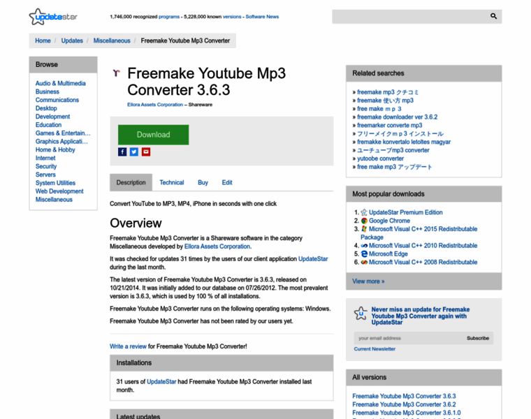 Freemake-youtube-mp3-converter.updatestar.com thumbnail