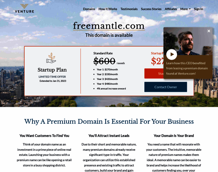 Freemantle.com thumbnail