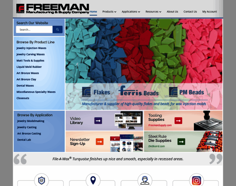 Freemanwax.com thumbnail