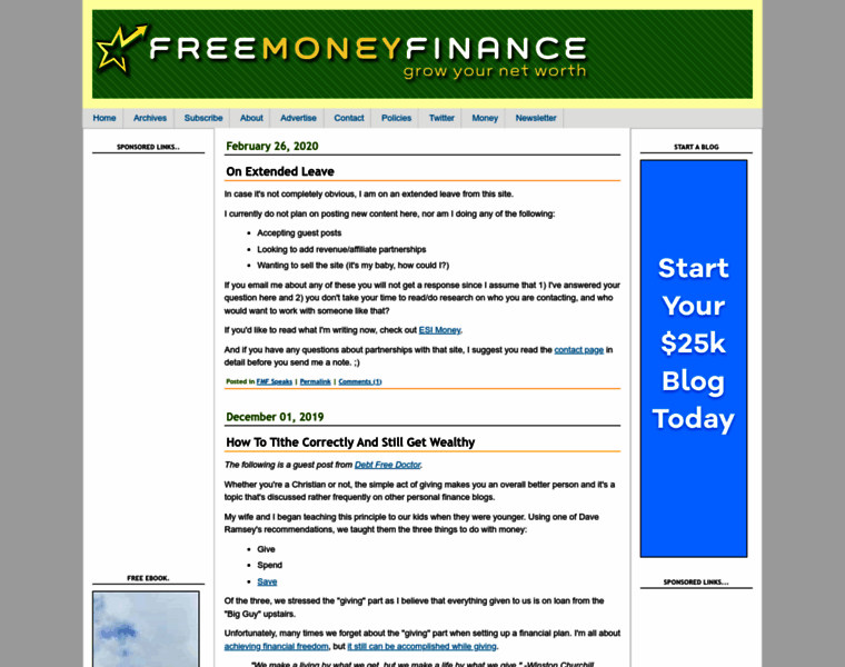 Freemoneyfinance.com thumbnail