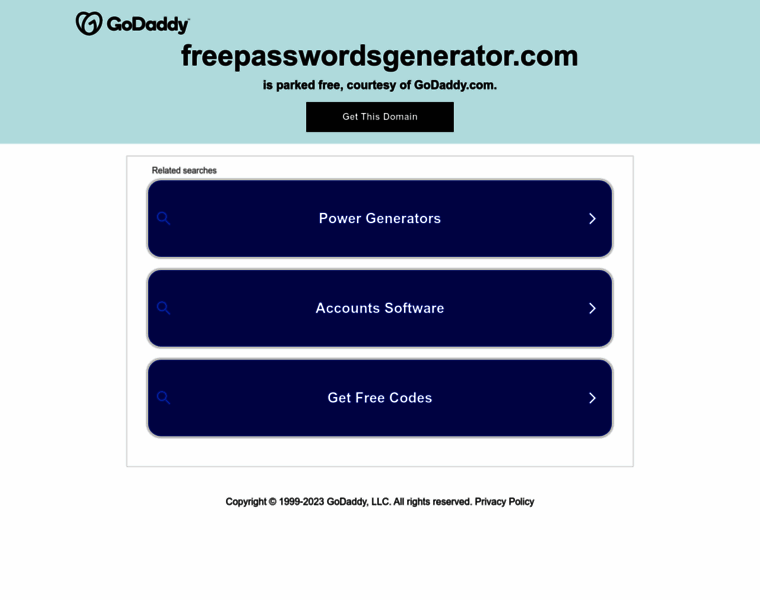 Freepasswordsgenerator.com thumbnail