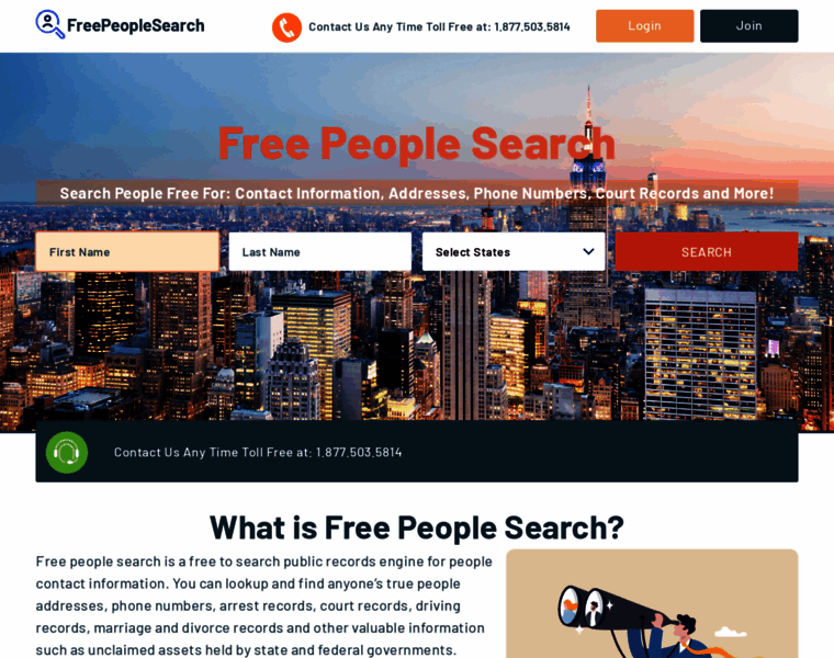 Freepeoplesearch.io thumbnail